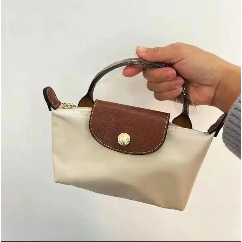 Lavinque Bags Kaki Mini Sac à Main Chic | Bleu Marine & Marron | Élégant et Compact