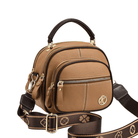 Lavinque Bags Kaki Sac Bandoulière Mini | Simili Cuir | Structuré & Polyvalent