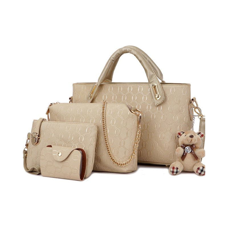 Lavinque Bags L'or Ensemble de Sacs à Main | 4 Pièces | Élégance & Polyvalence