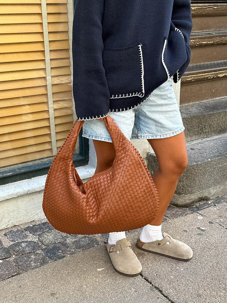 Lavinque Bags Marron Clair Sac Hobo Cuir | Élégant | Souple et Tendance