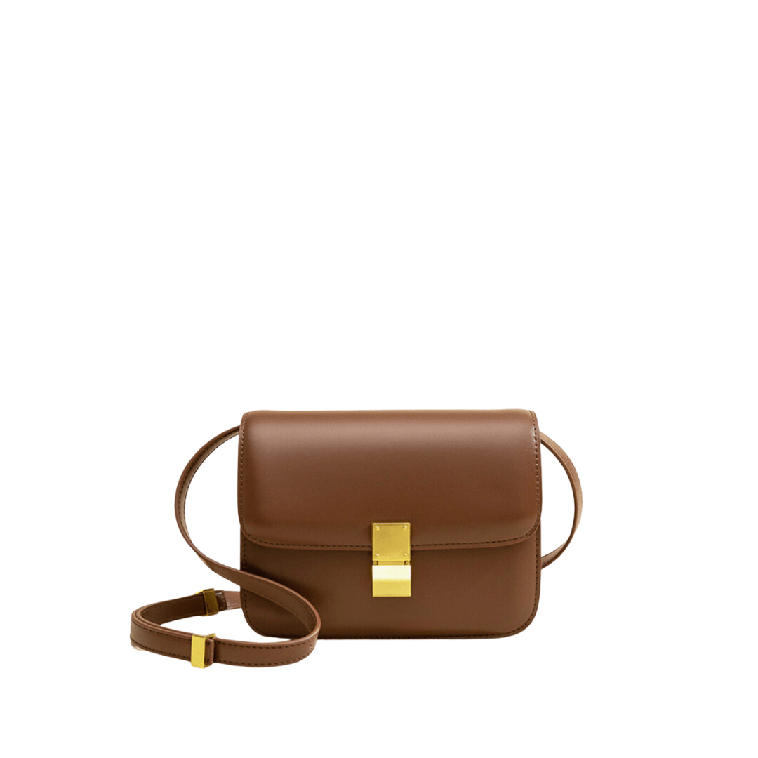 Lavinque Bags Marron / Petit Sac Bandoulière Élégant | Noir | Minimalisme et Raffinement