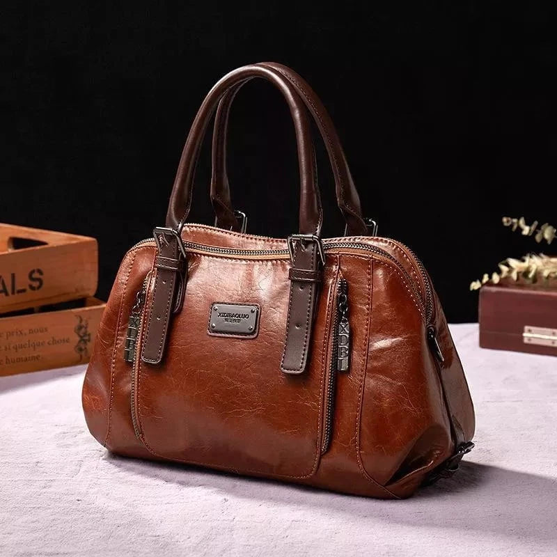 Lavinque Bags Marron Sac à Main Classique | Cuir PU | Élégant et Fonctionnel