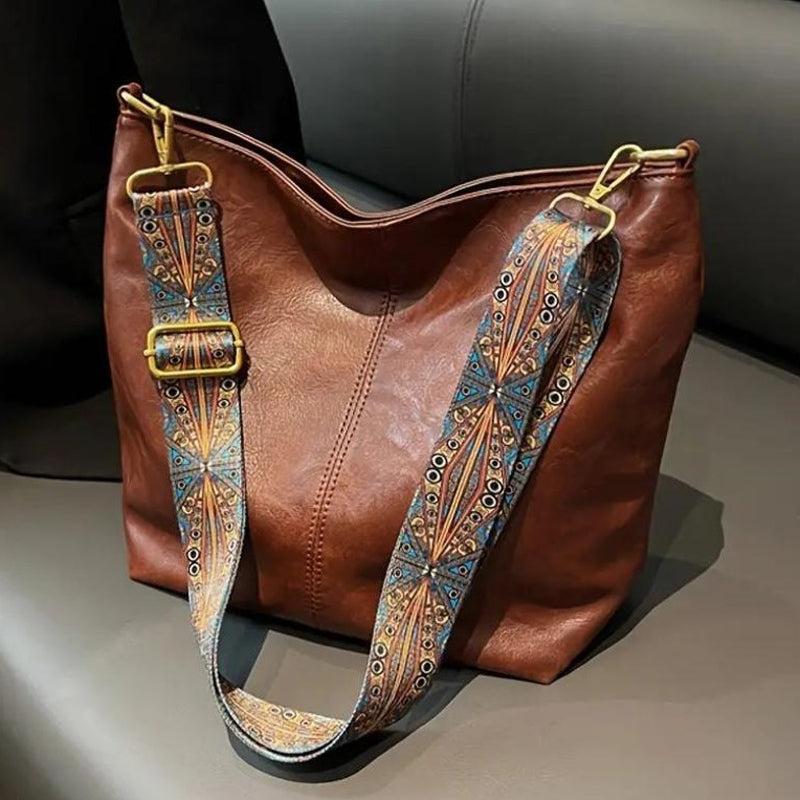 Lavinque Bags Marron Sac Bandoulière Bohème | Marron Vintage | Pratique et Original