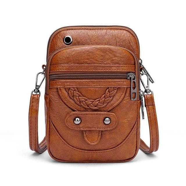 Lavinque bags Marron Sac Bandoulière | Cuir Véritable | Élégance et Praticité