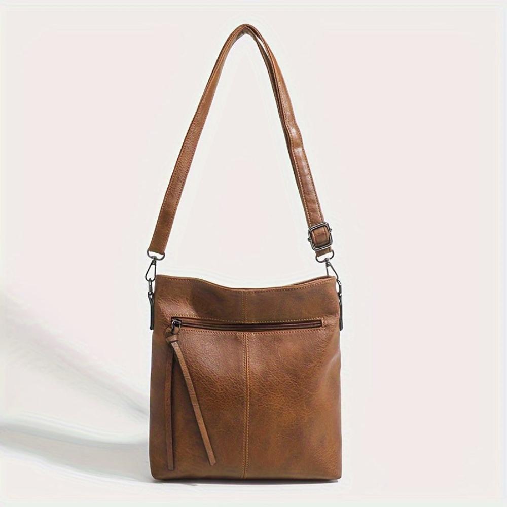 Lavinque Bags Marron Sac Bandoulière Plat | Marron | Minimaliste & Fonctionnel