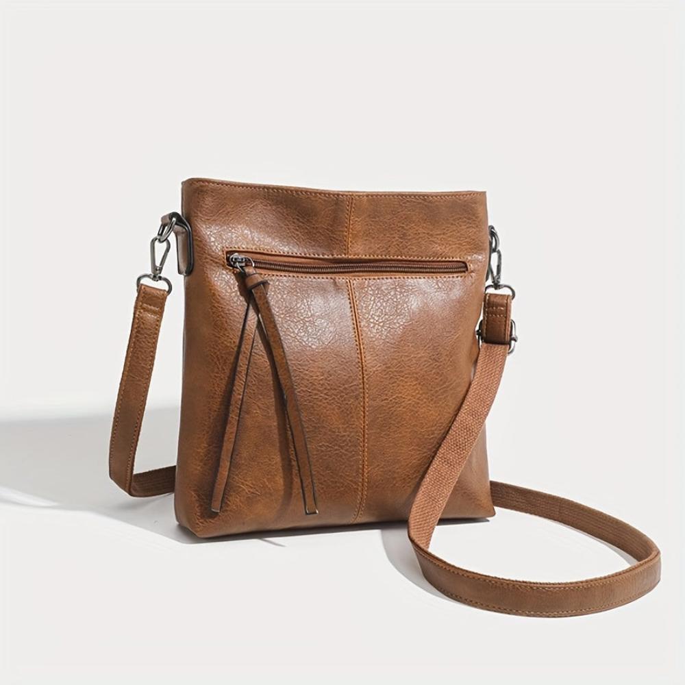 Lavinque Bags Marron Sac Bandoulière Plat | Marron | Minimaliste & Fonctionnel