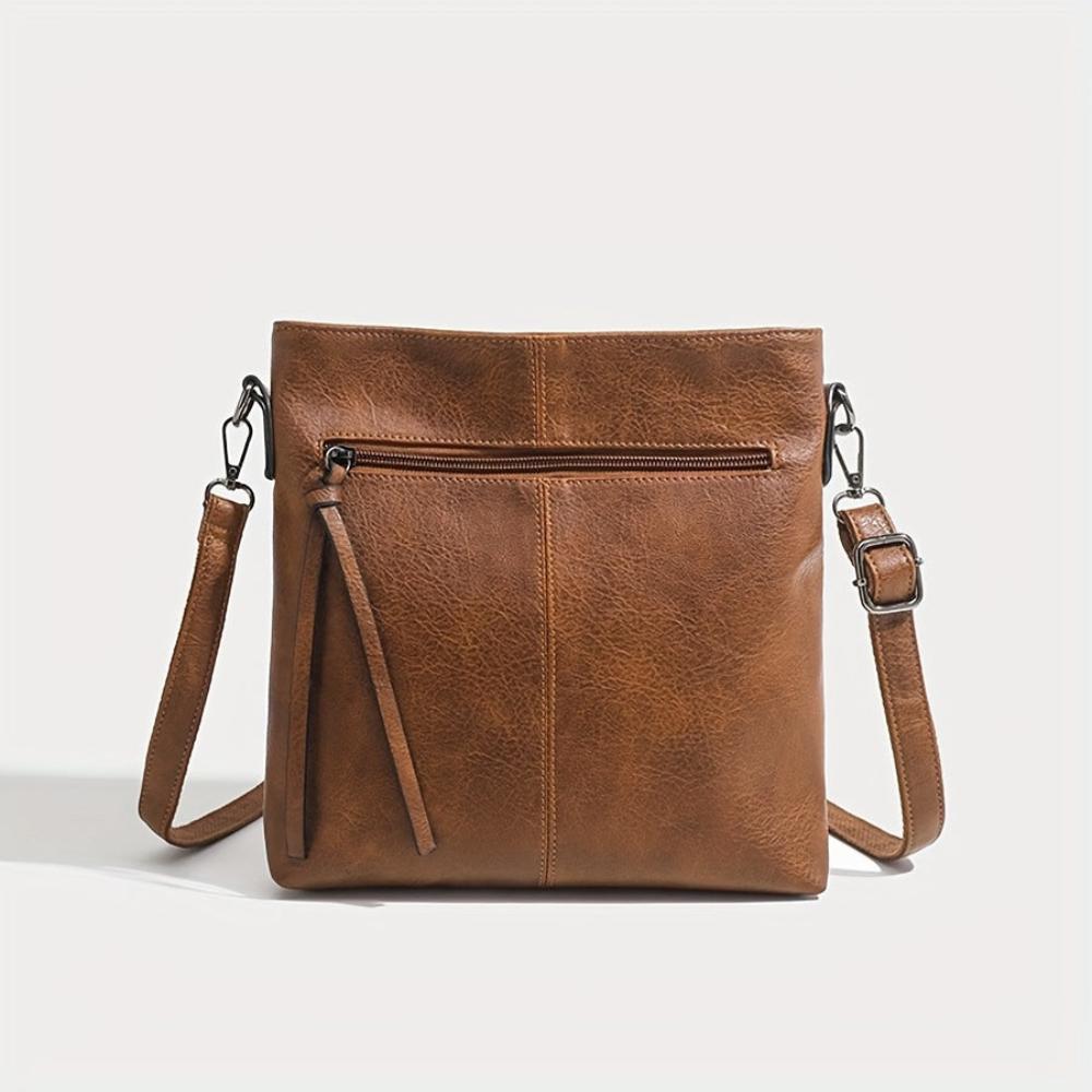 Lavinque Bags Marron Sac Bandoulière Plat | Marron | Minimaliste & Fonctionnel