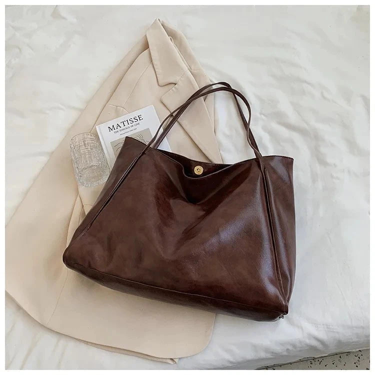 Lavinque Bags Marron Sac Cabas | Cuir Synthétique | Élégance et Praticité