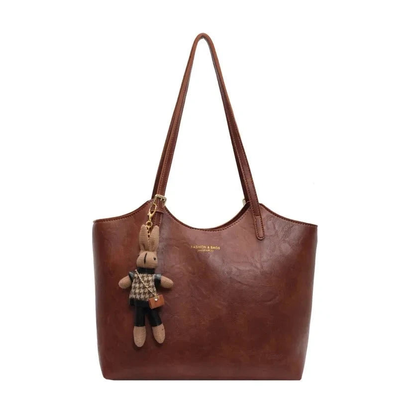 Lavinque Bags Marron Sac Cabas Élégant | Cuir Synthétique | Spacieux et Chic