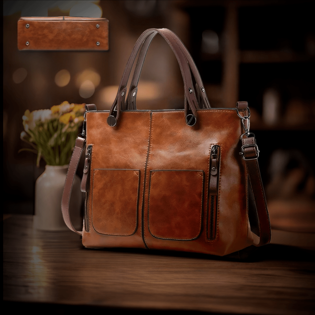 Lavinque Bags Marron Sac Cabas | Marron | Élégant & Multi-poches