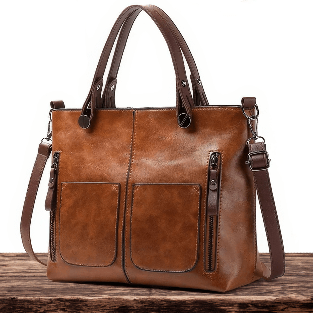 Lavinque Bags Marron Sac Cabas | Marron | Élégant & Multi-poches