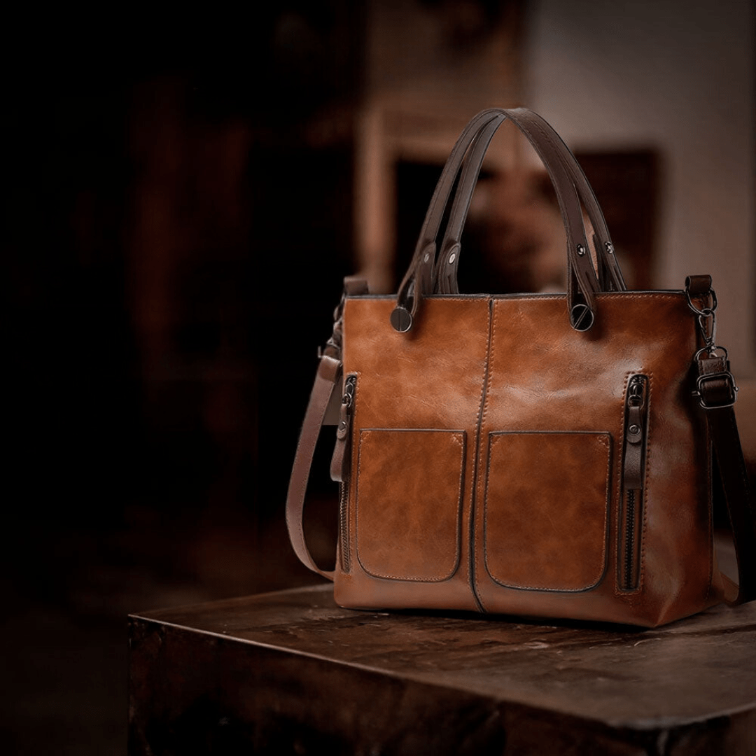 Lavinque Bags Marron Sac Cabas | Marron | Élégant & Multi-poches