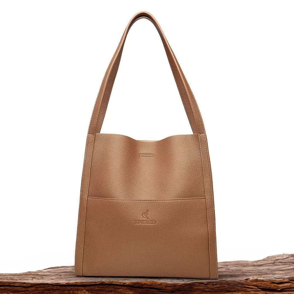 Lavinque Bags Marron Sac Épaule Structuré | Camel | Élégance Intemporelle et Praticité