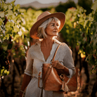 Lavinque Bags Marron Sac Seau Élégant à Pompons | Marron Vintage | Boho Chic & Pratique au Quotidien
