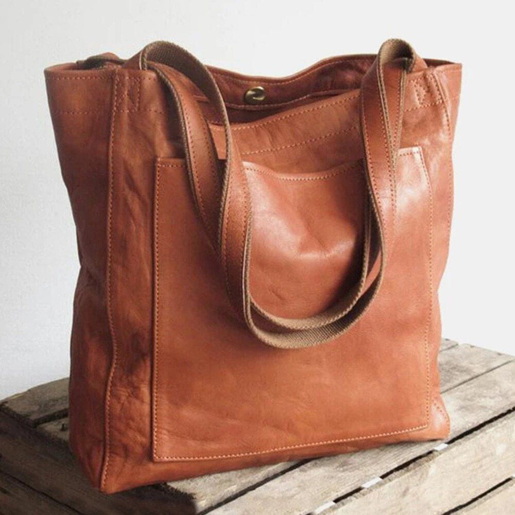 Lavinque Bags Marron / Taille Unique Cabas en Cuir | Élégant & Spacieux | Style Intemporel