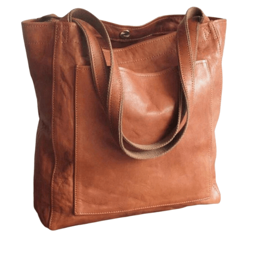 Lavinque Bags Marron / Taille Unique Cabas Minimaliste Femme | Similicuir | Élégant et Fonctionnel