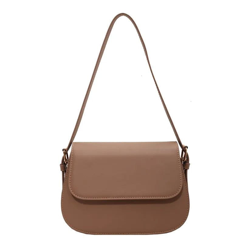 Lavinque Bags Marron / Taille Unique Sac Bandoulière Élégant | Cuir Lisse | Minimaliste et Chic