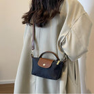 Lavinque Bags Mini Sac à Main Chic | Bleu Marine & Marron | Élégant et Compact