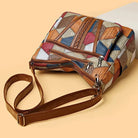 Lavinque Bags Mosaïque Sac Bandoulière Patchwork | Cuir PU Multicolore | Original et Fonctionnel
