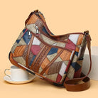 Lavinque Bags Mosaïque Sac Bandoulière Patchwork | Cuir PU Multicolore | Original et Fonctionnel