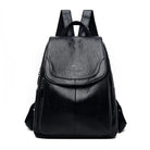 Lavinque Bags Noir Sac à Dos Élégant | Cuir PU | Pratique et Moderne