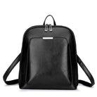 Lavinque Bags Noir Sac à Dos Élégant Similicuir | Marron Foncé | Minimaliste & Professionnel