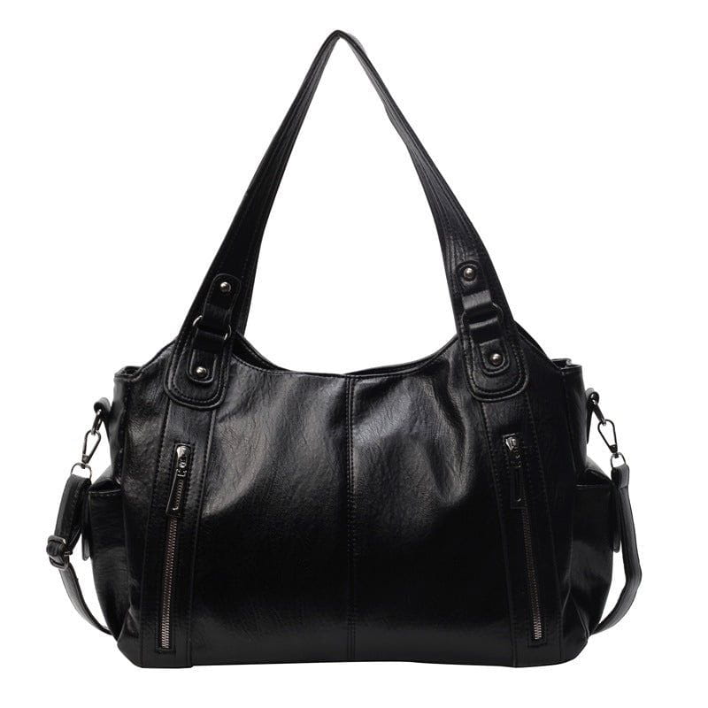 Lavinque Bags Noir Sac Bandoulière Élégant | Similicuir Noir | Pratique & Chic