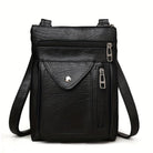 Lavinque Bags Noir Sac Bandoulière Vertical | Marron | Compact & Fonctionnel