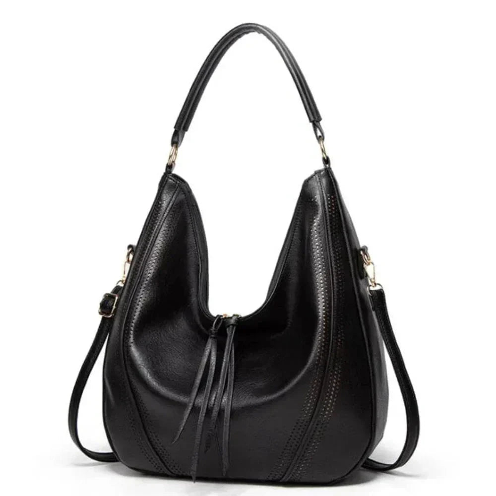 Lavinque Bags Noir Sac Hobo | Marron | Élégant et Spacieux