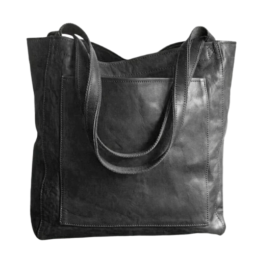 Lavinque Bags Noir / Taille Unique Cabas Minimaliste Femme | Similicuir | Élégant et Fonctionnel