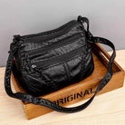 Lavinque Bags Noir / Taille Unique Sac Bandoulière | Cuir Synthétique & Multiples Compartiments | Élégance & Praticité