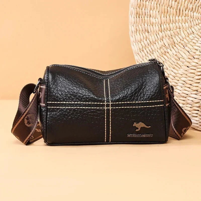 Lavinque Bags Noir / Taille Unique Sac Bandoulière en Cuir | Élégant & Pratique | Mode Polyvalente