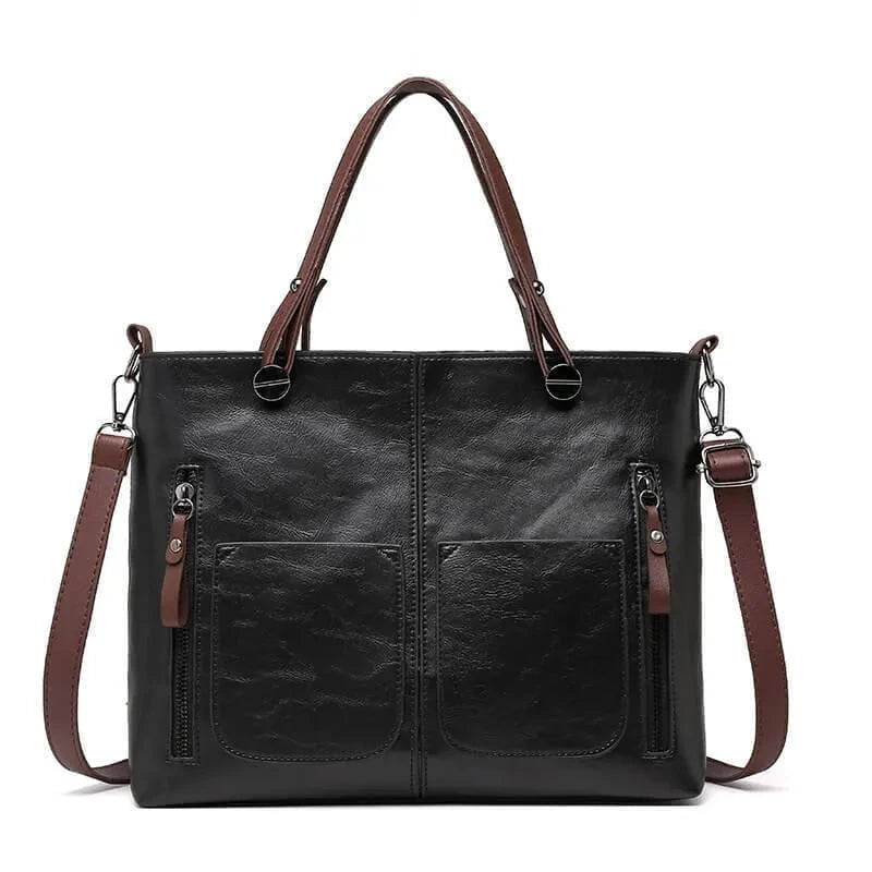 Lavinque Bags Noir / Taille Unique Sac Cabas | Cuir Synthétique & Multiples Poches | Élégance & Fonctionnalité