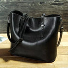Lavinque Bags Noir / Taille Unique Sac Cabas Élégant | Cuir Synthétique & Bandoulière Ajustable | Chic & Fonctionnel