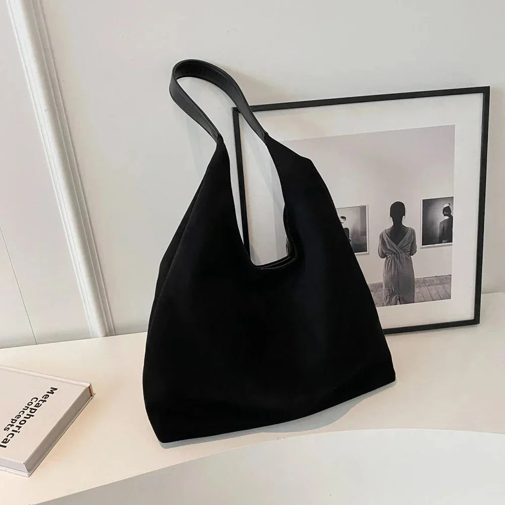 Lavinque Bags Noir / Taille Unique Sac Cabas Femme | Élégant & Minimaliste | Effet Daim