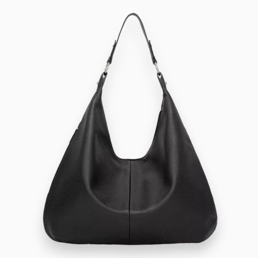 Lavinque Bags Noir / Taille Unique Sac Hobo en Cuir Souple | Élégant | Spacieux et Polyvalent
