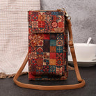 Lavinque Bags Préféré Mini Sac à Bandoulière | Motif Fleuri Bohème | Léger et Pratique