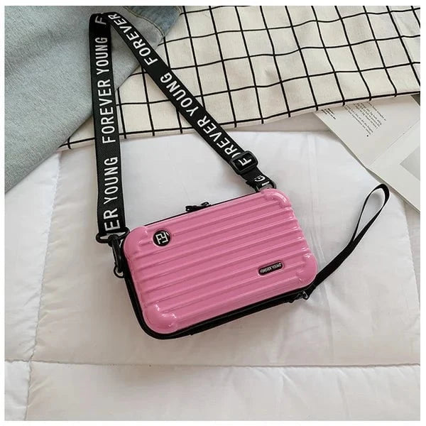 Lavinque Bags Rose / Taille Unique Sac Bandoulière Rigide | Design Moderne | Pratique et Tendance