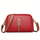 Lavinque Bags Rouge Sac Bandoulière Bicolore | Noir & Camel | Élégant et Fonctionnel