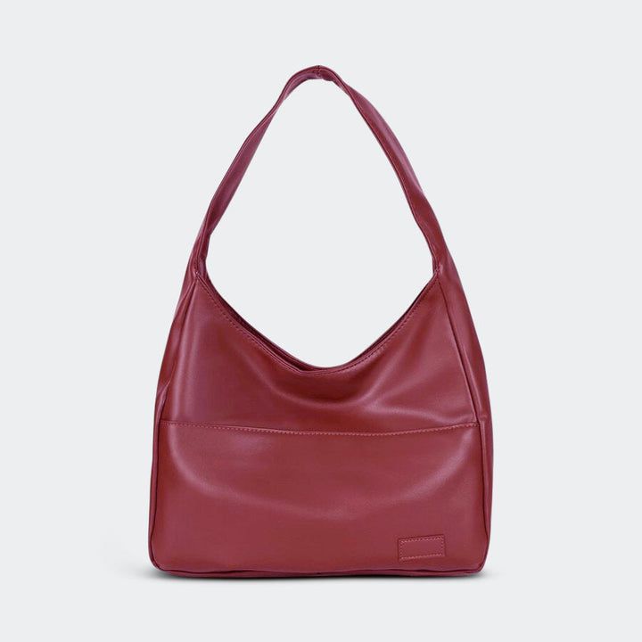Lavinque Bags Rouge Sac Hobo | Cuir Synthétique | Élégance Minimaliste