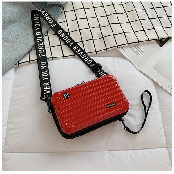 Lavinque Bags Rouge / Taille Unique Sac Bandoulière Rigide | Design Moderne | Pratique et Tendance