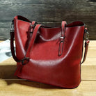 Lavinque Bags Rouge / Taille Unique Sac Cabas Élégant | Cuir Synthétique & Bandoulière Ajustable | Chic & Fonctionnel
