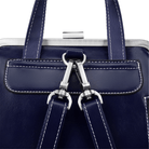 Lavinque Bags Sac à Dos Élégant à Fermoir Métallique | Rouge Bordeaux | Charme Rétro & Fonctionnalité