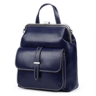 Lavinque Bags Sac à Dos Élégant à Fermoir Métallique | Rouge Bordeaux | Charme Rétro & Fonctionnalité