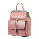 Lavinque Bags Sac à Dos Élégant à Fermoir Métallique | Rouge Bordeaux | Charme Rétro & Fonctionnalité