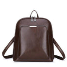 Lavinque Bags Sac à Dos Élégant Similicuir | Marron Foncé | Minimaliste & Professionnel