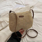 Lavinque Bags Sac à Épaule en Rotin Tressé | Élégance Bohème | Léger & Polyvalent