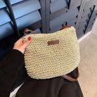 Lavinque Bags Sac à Épaule en Rotin Tressé | Élégance Bohème | Léger & Polyvalent