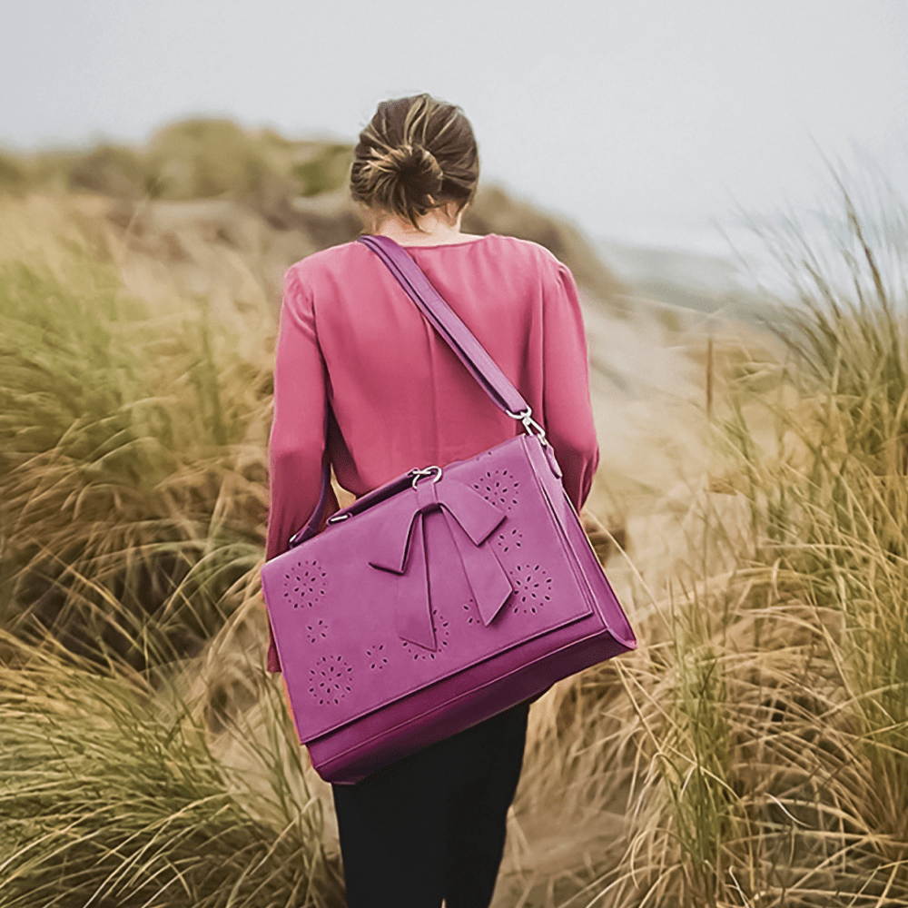 Lavinque Bags Sac à Main Décor Nœud | Marron Chocolat | Féminin, Chic et Original