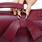 Lavinque Bags Sac à Main Décor Nœud | Marron Chocolat | Féminin, Chic et Original